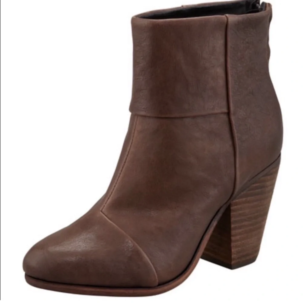 Rag and Bone Contemporary Classic Newbury Heeled Boots - Picture 1 of 13